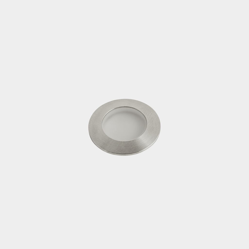 [55-E006-CA-CL] Recessed uplighting IP65-IP67 Rim ø20mm LED 0.5W LED warm-white 3000K AISI 316 stainless steel 3lm