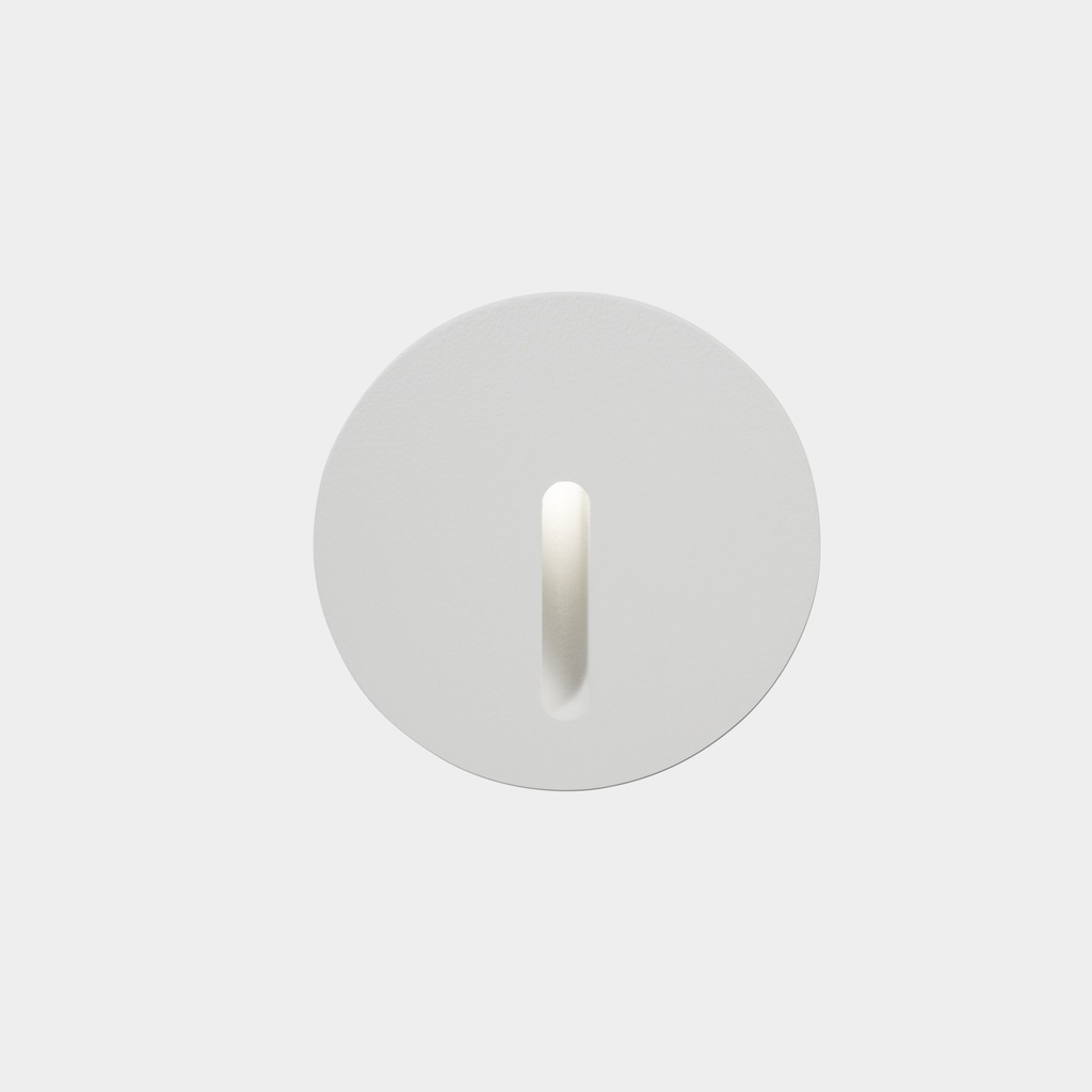 Recessed wall lighting IP66 Bat Round Lineal LED 2W 2700K White 10lm