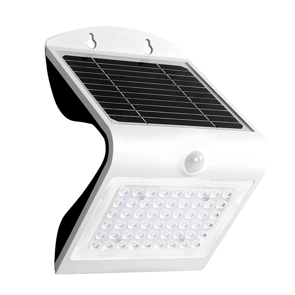 SOLAR LAMP WITH SENSOR 4W, 500LM IP65