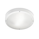 [15-E049-14-EH] Surface-mounted ceiling light IP66 Basic ø260mm LED 13.5W SW 2700-3200-4000K ON-OFF Grey 1396lm.