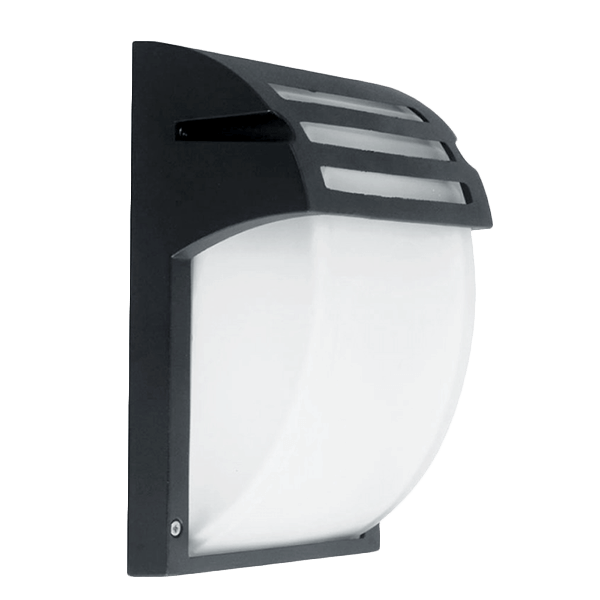 [95WL001/BL] GARDEN WALL LAMP E27 IP44 BLACK