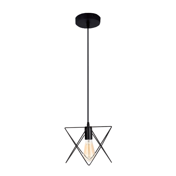 [955IDA1/BL] IDA PENDANT 1XE27 BLACK