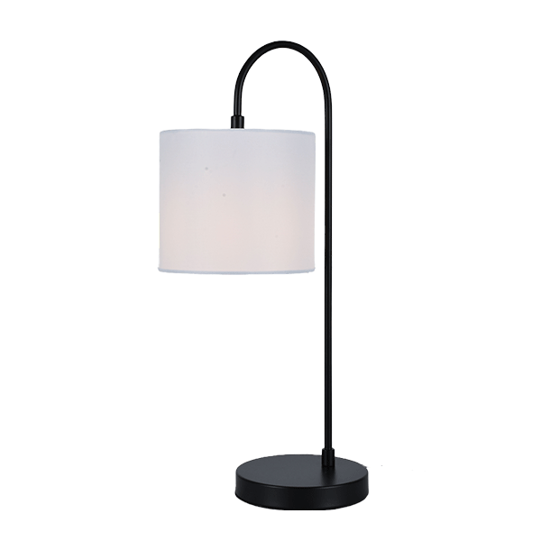 [955NADINE1T/BL] NADINE TABLE LAMP 1xE27 BLACK