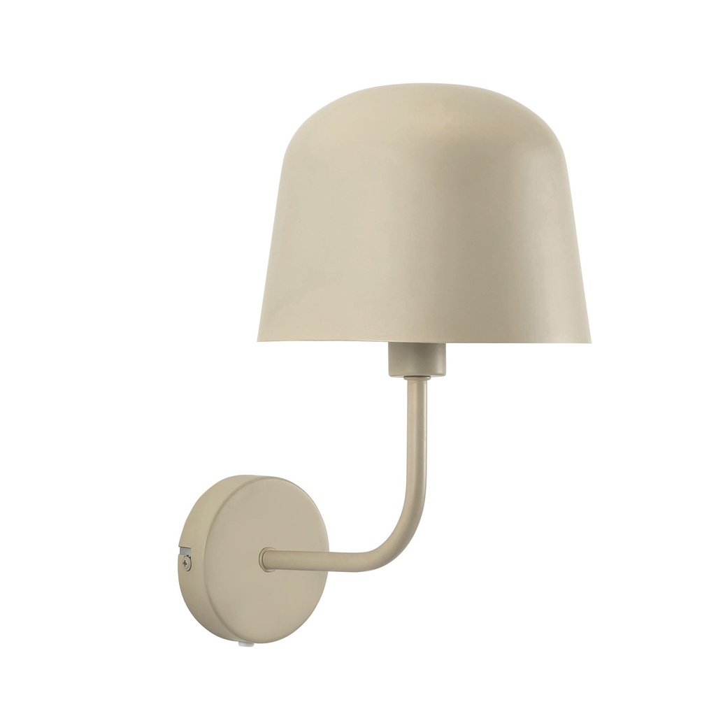 [DE-0247-BEI] Wall fixture IP44 Fres E14 Max. 9W Beige