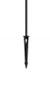 Extension cord of 300+500mm for wall, floor and grass