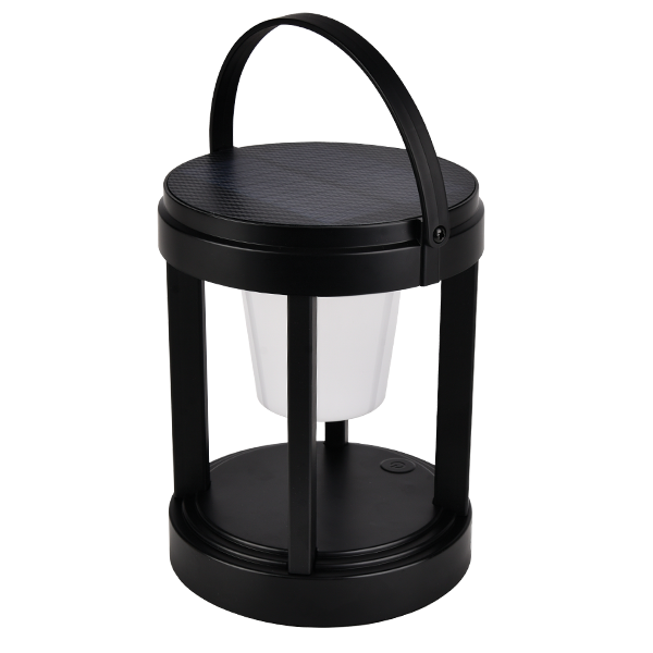 [98SOL315] SOLAR LAWN LAMP 3W IP44, BLACK