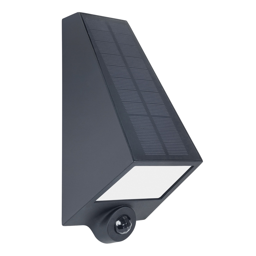 [PX-0693-NEG] Wall fixture IP65 Olaf LED 6.5W LED warm-white 3000K Black 800Lm.