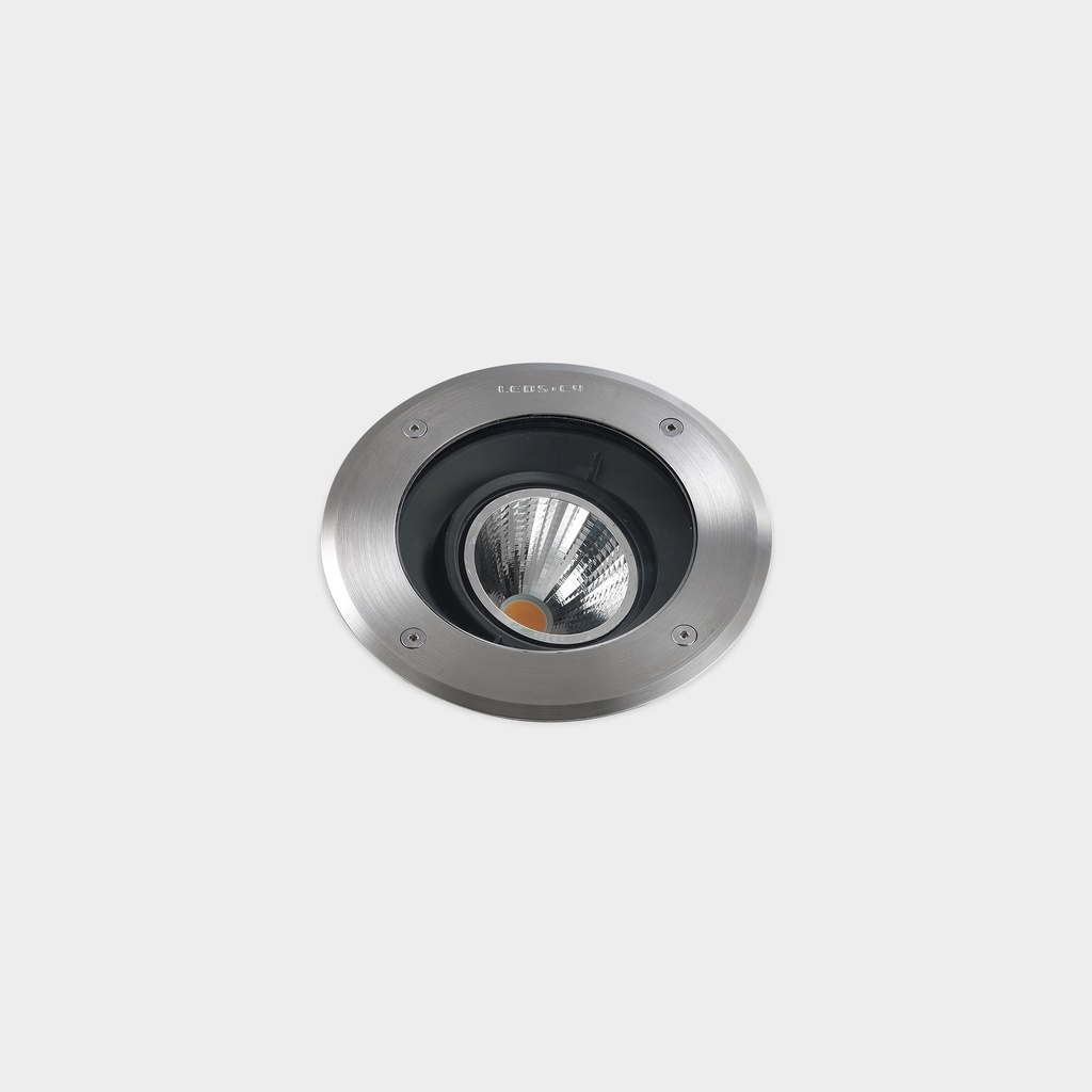 [55-E083-CA-CL] Recessed uplighting IP65-IP67 Gea Technopolymer ø125mm LED 7.7 LED warm-white 3000K ON-OFF AISI 316 stainless steel 568lm