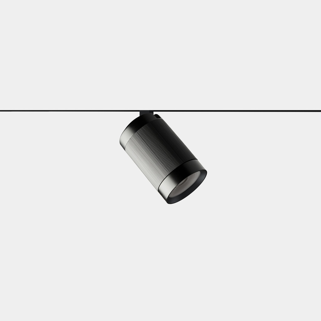 [AV19-P6X9U3DS60] Iris Projector Hoop 50º Low voltage 6.3W LED neutral-white 4000K CRI 90 DALI-2 Black 750lm