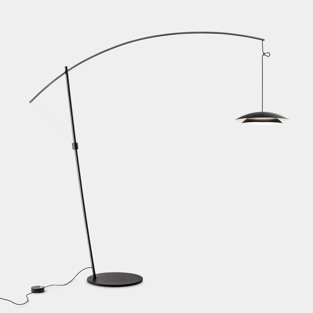 Floor lamp Noway Big LED 25.4 SW 2700-3000-4000K ON-OFF Black 813lm