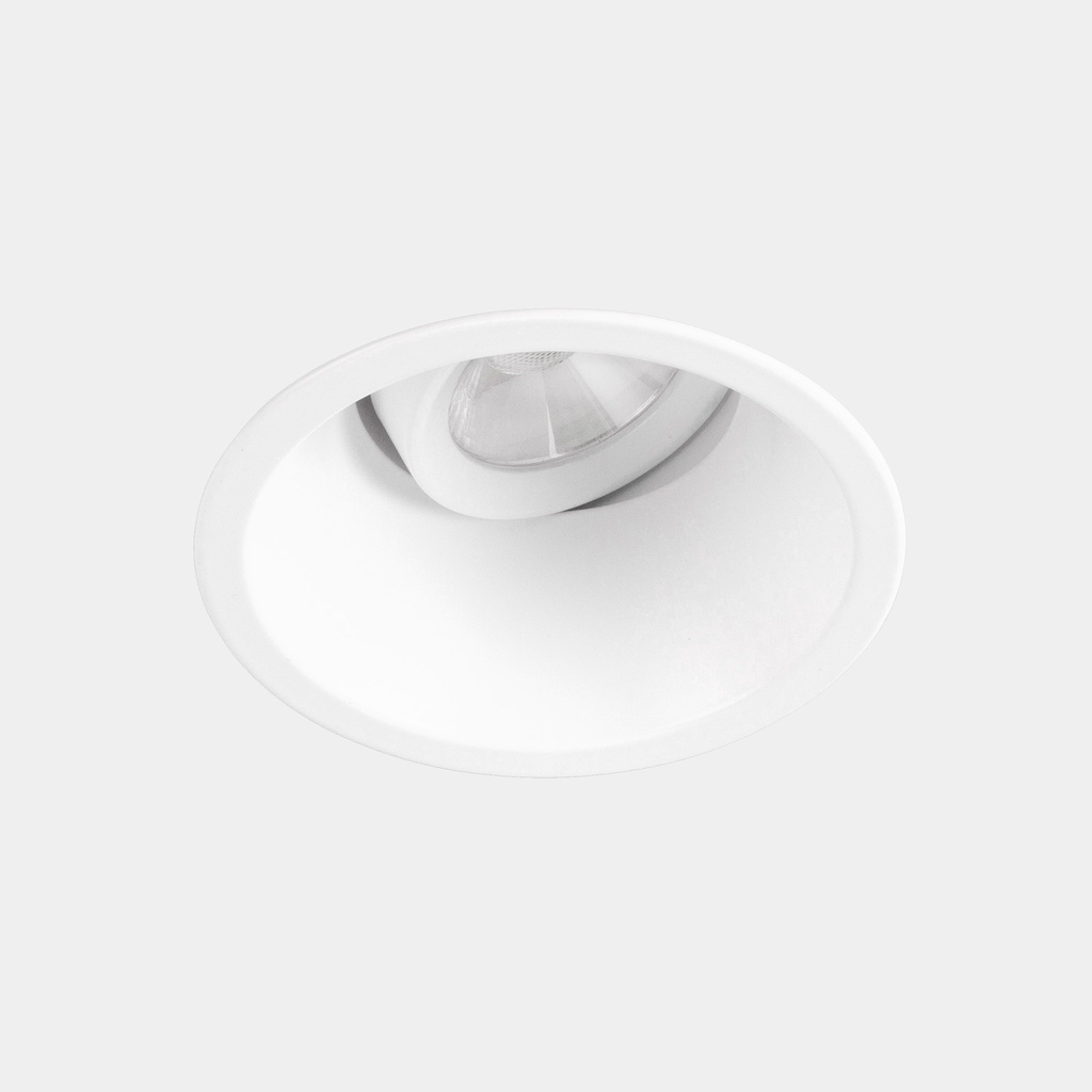 Downlight Play High Visual Comfort Round Adjustable 13W LED warm-white 2700K CRI 90 33.6º DALI-2/PUSH White IP54 1217lm