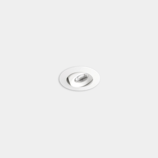 [AG34-P3V8M2OU14] Downlight Play Flat Mini Round Adjustable 3.2W LED warm-white 2700K CRI 80 28.5º ON-OFF White IP23 348lm