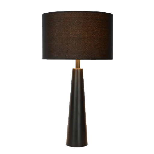 [955CAREN1T] CAREN TABLE LAMP 1XE27 BLACK