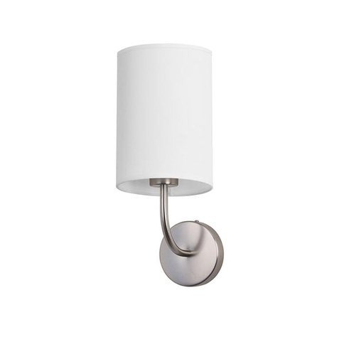 [DE-0381-SAT] WALL FIXTURE IP20 ROMI E27 SATIN NICKEL