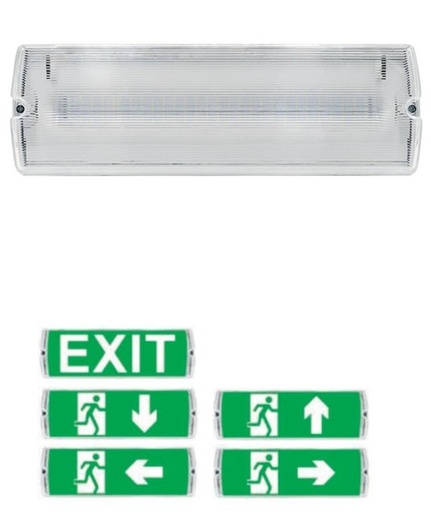 [98XL103LEDIP65] XL103 EXIT LIGHT 5W 27LED, IP65