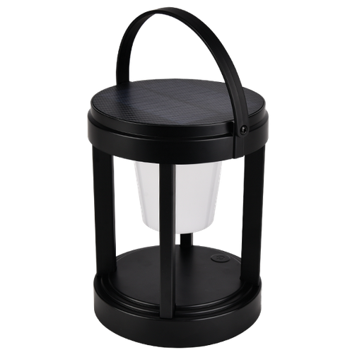 [98SOL315] SOLAR LAWN LAMP 3W IP44, BLACK