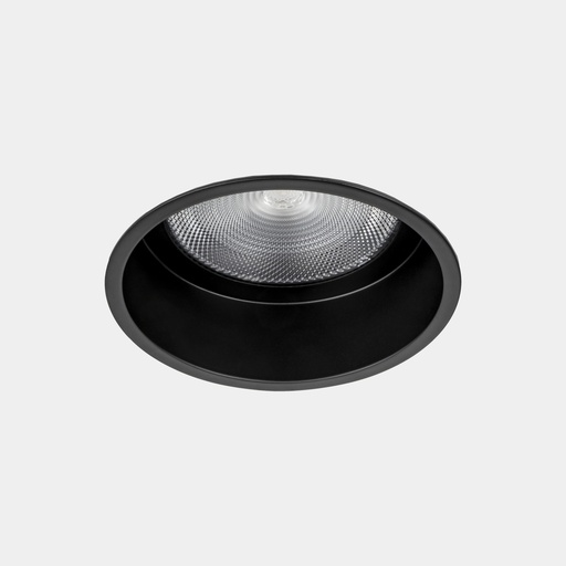[BH11-11V9M1BB60] Downlight Nit Round Fix ø105 11.8 LED warm-white 2700K CRI 90 22º Black IP54 1485lm, 36V/max.350mA