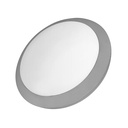 [PX-1801-GRI] CEILING FIXTURE IP65 FORD ROUND E27 GREY