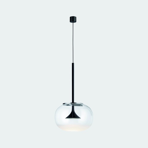 [00-6671-21-F1] Pendant Alive Single with glass difusor LED 8.5 LED warm-white 2700K ON-OFF Chrome 454lm