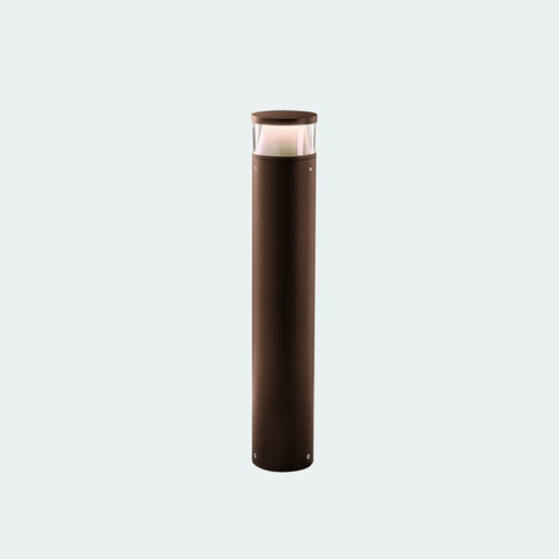 [55-E012-J6-EH] Bollard IP66 Dan 700mm LED 11.2W SW 3000-4000K ON-OFF Brown 439lm