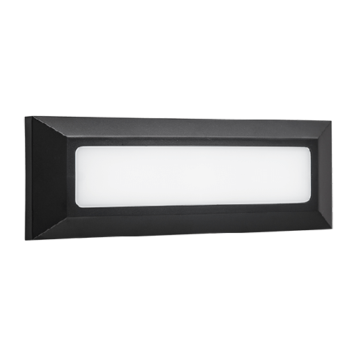 [96GRFLED308/4BL] GRF308 LED FACADE FIXTURE 4W 4000K IP65 BLACK