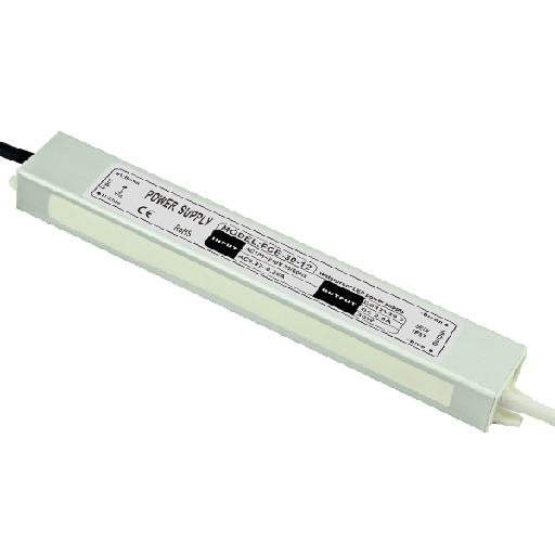 [99SETDC30IP67S] ELMARK LED DRIVER SETDC 30W 230VAC/ 12VDC IP67