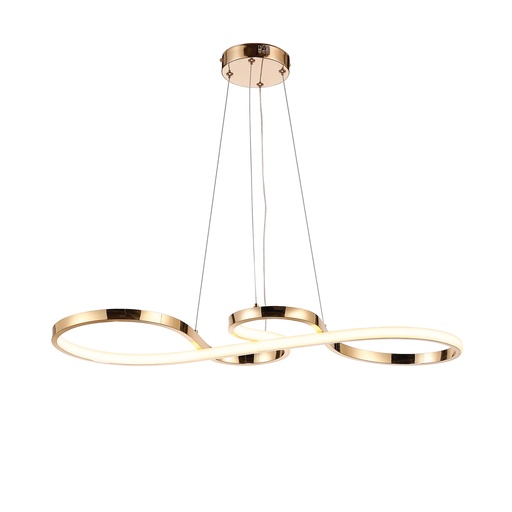 [955TINA3530FGD] TINA LED PENDANT 35W 3000K, FRENCH GOLD
