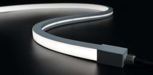 [NS-S1615-W27-5-CV] IP68 Silicone Neon Strip - SIDE view 16mm& 15mm, 5W/m, 2700K, 24V, Constant Voltage 5metres per Roll 