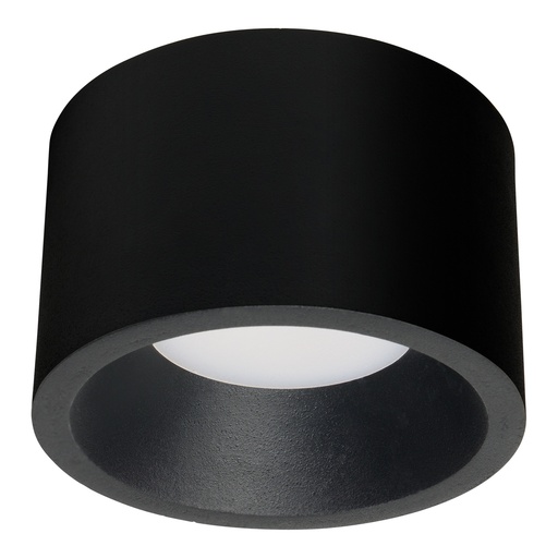 [TC-0251-NEG]   Ceiling fixture Jet Surface Ø118mm IP20 LED 9.5W SW 2700-3200-4000K ON-OFF Black 431lm