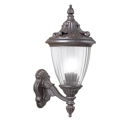 [PX-0240-OXI] WALL FIXTURE IP23 ADUR E27 RUSTY BROWN