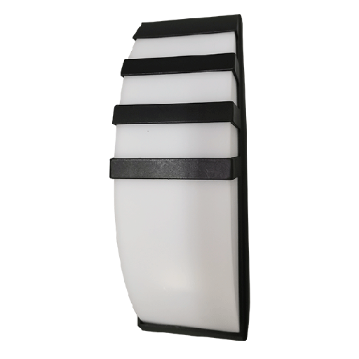 [96GRF343/BL] GRF343 WALL LAMP 1XE27 IP44 BLACK.