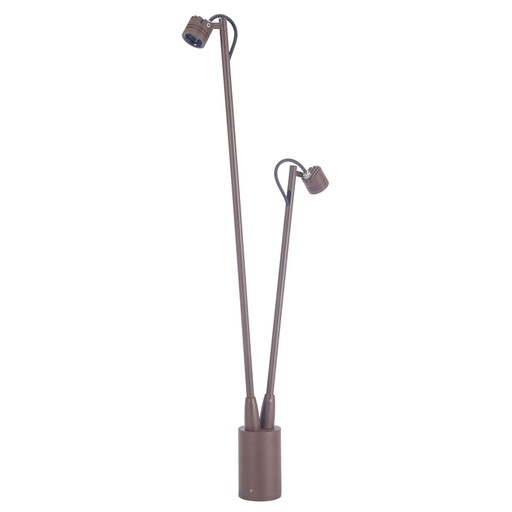 [PX-0671-MAR]  Bollard IP54 Fint Double LED 6.4W 3000K ON-OFF Brown 635