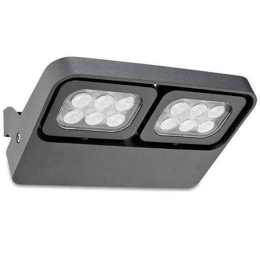 [PX-0470-ANT] WALL FIXTURE IP54 APRIL LED 11W 3000K URBAN GREY 1084LM