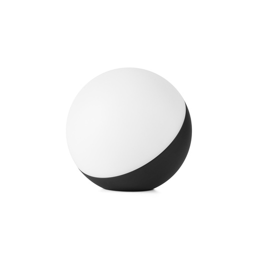 [DE-0490-NEG] TABLE LAMP IP44 SPHERE LED 1.5W 2700K 3 STEPS DIMMING BLACK 85LM