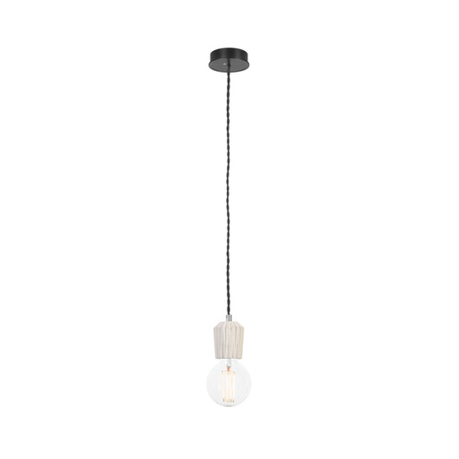 [DE-0518-CEM] PENDANT IP20 BLOOM E27 CEMENT