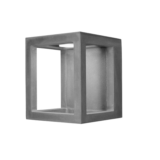 [PX-0527-CEM] WALL FIXTURE IP65 BOX LED 4W 4000K CEMENT 208LM