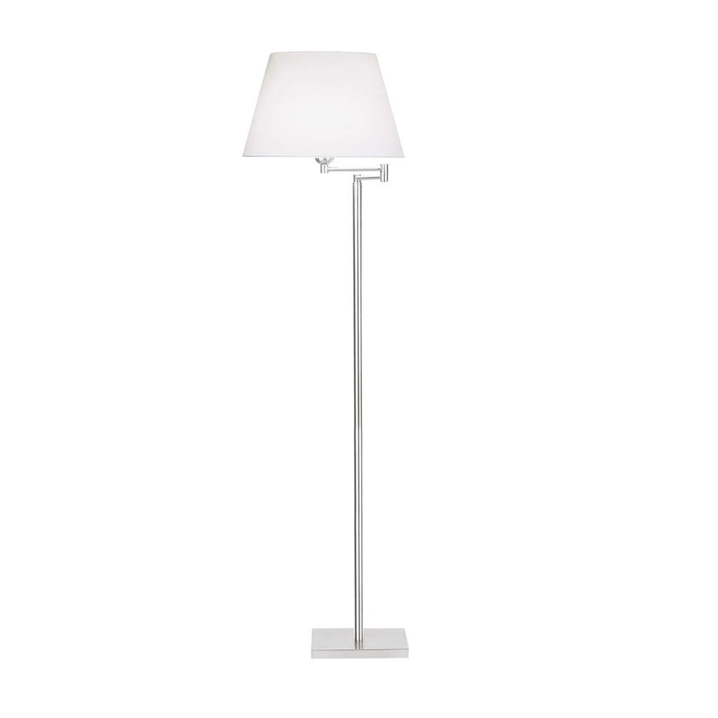 FLOOR LAMP IP20 DOVER E27 60W SATIN NICKEL