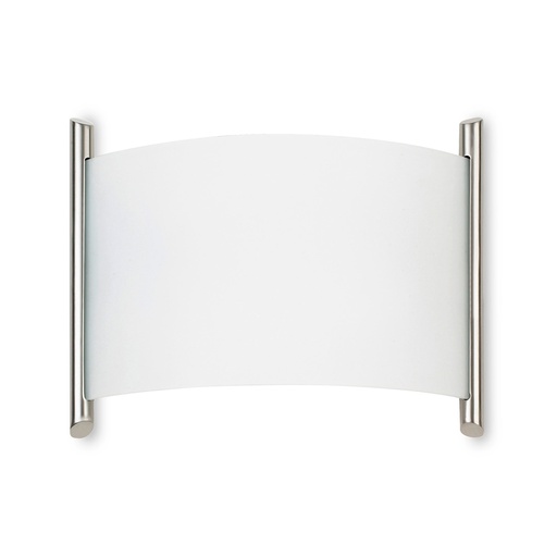 [DE-0004-SAT] WALL FIXTURE IP20 NIZA E27 60W SATIN NICKEL 970LM