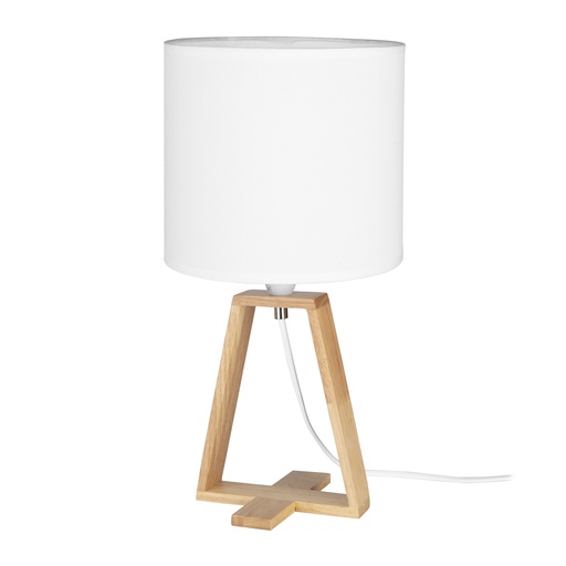 [DE-0020-BLA] TABLE LAMP IP20 NUTS E27 40W BLANCO