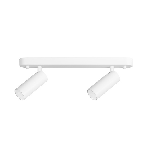 [DE-0015-BLA] SPOTLIGHT IP20 LOGOS DOUBLE LED 3.7W 3000K BLANCO 282LM