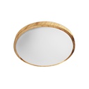 [DE-0314-MAD] CEILING FIXTURE IP44 TEMPO Ø410MM LED 22.8W 3000K IMITATION WOOD 1821LM