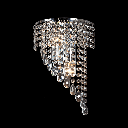 [955INNA2W/CH] CHROME INNA WALL LAMP