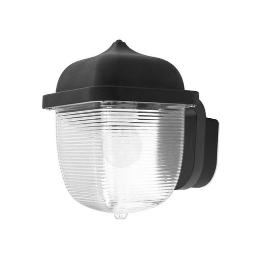 [PX-0280-NEG] Wall fixture IP23 Road E27 60W Black