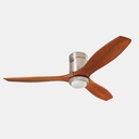 [30-8140-81-92] Fan IP20 Stem 299mm LED 13W 3000K LIGHT FOR LIFE  Satin nickel Wood 92Fan IP20 Stem 299mm LED 13W 3000K LIGHT FOR LIFE  Satin nickel Wood 927lm7lm