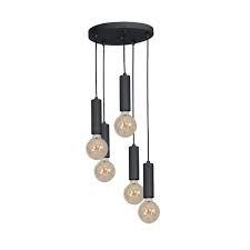 [955QUINN5/BL] ELMARK - QUINN CANDELIER 5xE27 BLACK