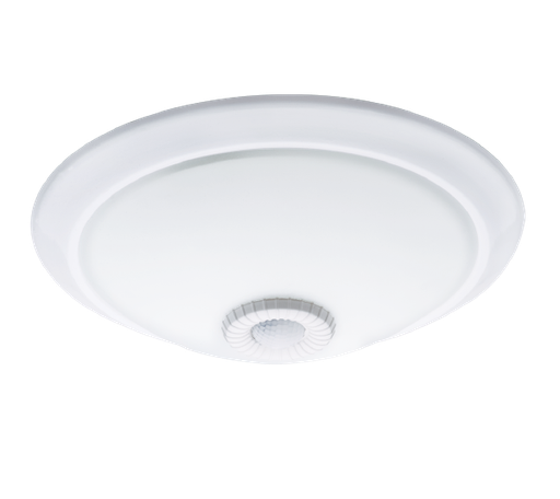 [955MOLLY2/AB] SENSOR 8300 CEILING FIXTURE 2XE27 D300mm WHITE