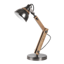 [955ALEGRA1T] ALEGRA TABLE LAMP 1XE14 WOOD/BLACK