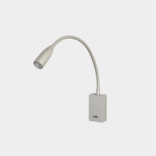 [05-2831-34-34] Reading lights Bed Rectangular LED 2.2W 3000K Grey 127lm