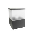 [55-9549-Z5-M3] Bollard IP54 Cubik E27 300mm E27 60W Urban grey