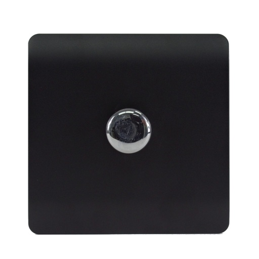 [ART-LDMMBK] Trendi Artistic Modern Screwless 120 Watt LED Dimmer Switch Matt Black